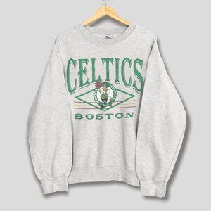 Vintage Boston Celtics Basketball Sweatshirt, Retro 90s Boston Celtics Shirt Tee